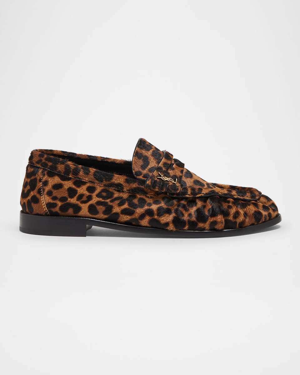 Le Loafer Leopard Mocassin